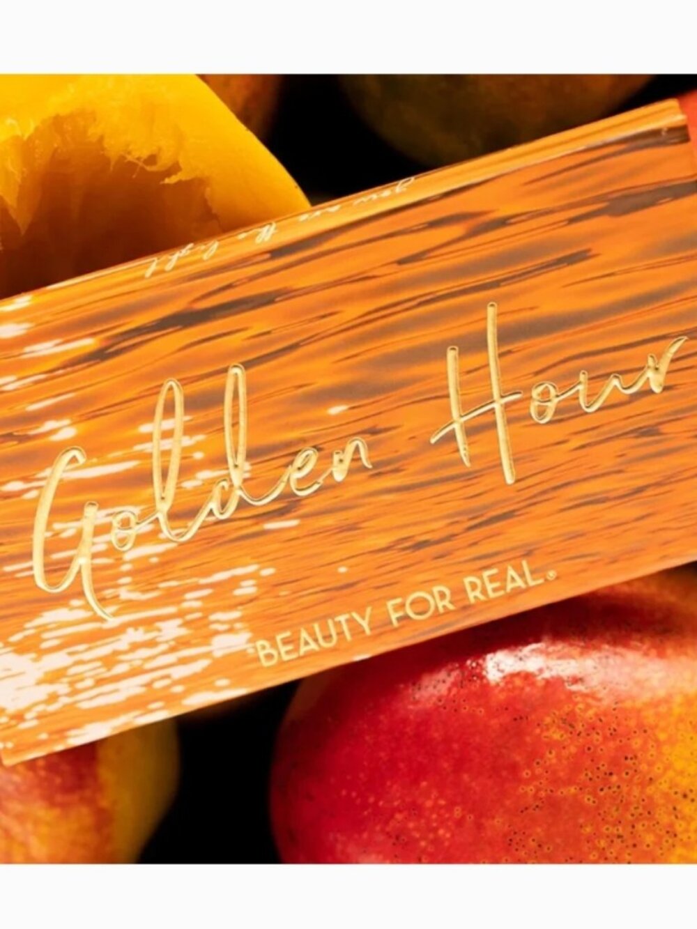 BEAUTY FOR REAL 'Golden Hour' Eyeshadow Palette - 8 shades - NEVER USED/SWATCHED